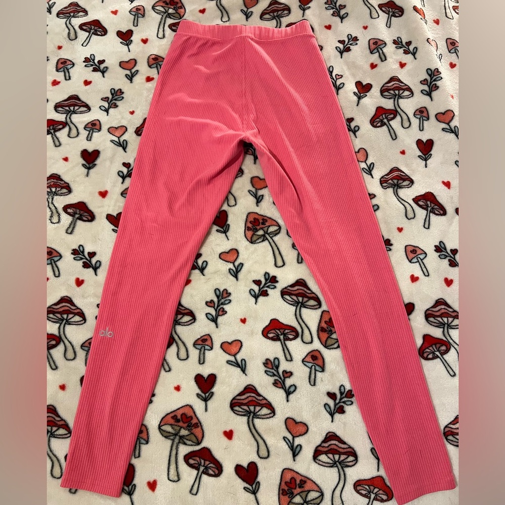 Alo yoga Ribbed 7/8 blissful high waisted leggings